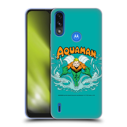 Aquaman DC Comics Fast Fashion Swim Soft Gel Case for Motorola Moto E7 Power / Moto E7i Power