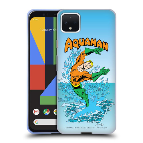 Aquaman DC Comics Fast Fashion Splash Soft Gel Case for Google Pixel 4 XL