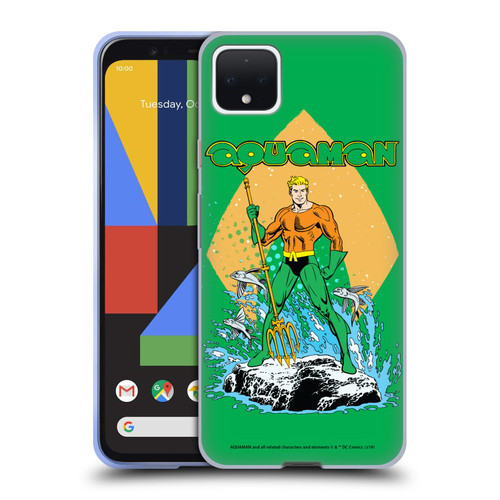 Aquaman DC Comics Fast Fashion Trident Soft Gel Case for Google Pixel 4 XL