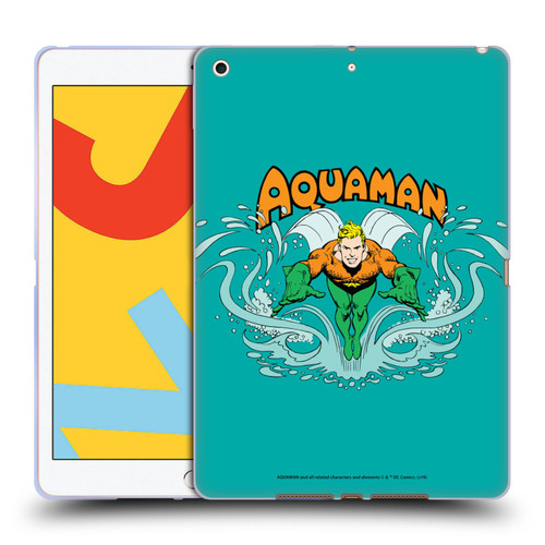 Aquaman DC Comics Fast Fashion Swim Soft Gel Case for Apple iPad 10.2 2019/2020/2021