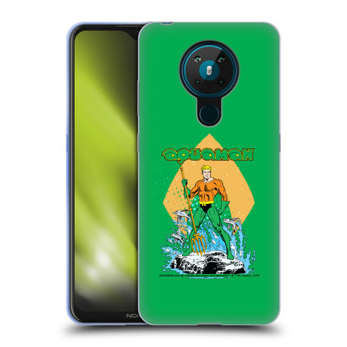 Aquaman DC Comics Fast Fashion Trident Soft Gel Case for Nokia 5.3