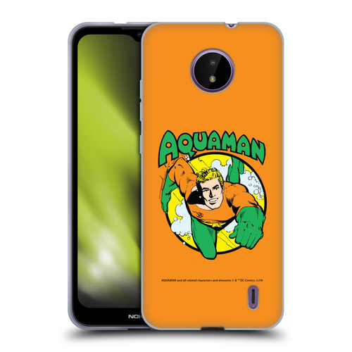 Aquaman DC Comics Fast Fashion Swim 2 Soft Gel Case for Nokia C10 / C20