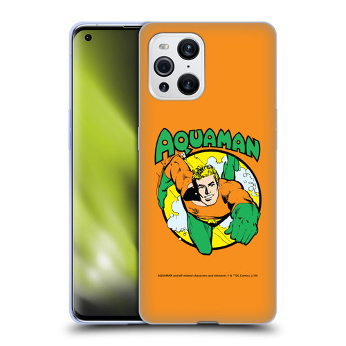 Aquaman DC Comics Fast Fashion Swim 2 Soft Gel Case for OPPO Find X3 / Pro