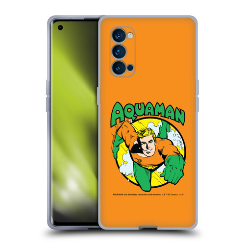 Aquaman DC Comics Fast Fashion Swim 2 Soft Gel Case for OPPO Reno 4 Pro 5G