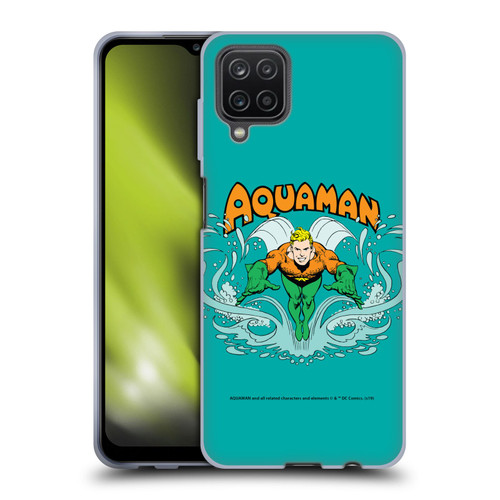 Aquaman DC Comics Fast Fashion Swim Soft Gel Case for Samsung Galaxy A12 (2020)