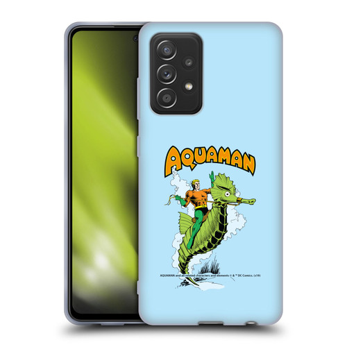 Aquaman DC Comics Fast Fashion Storm Soft Gel Case for Samsung Galaxy A52 / A52s / 5G (2021)