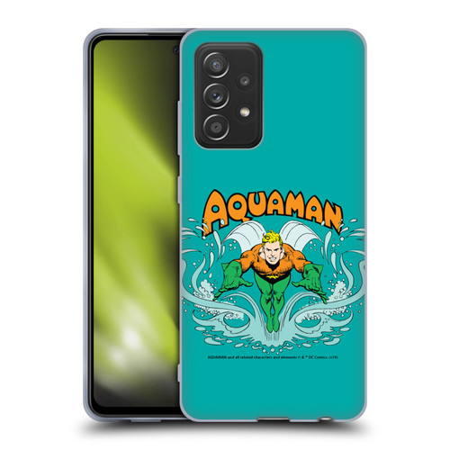 Aquaman DC Comics Fast Fashion Swim Soft Gel Case for Samsung Galaxy A52 / A52s / 5G (2021)