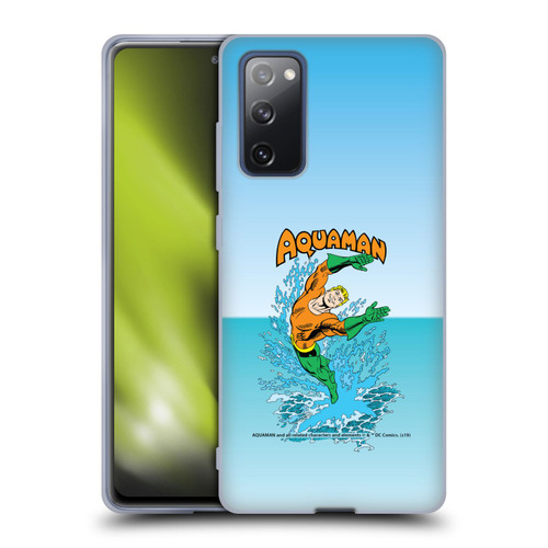 Aquaman DC Comics Fast Fashion Splash Soft Gel Case for Samsung Galaxy S20 FE / 5G