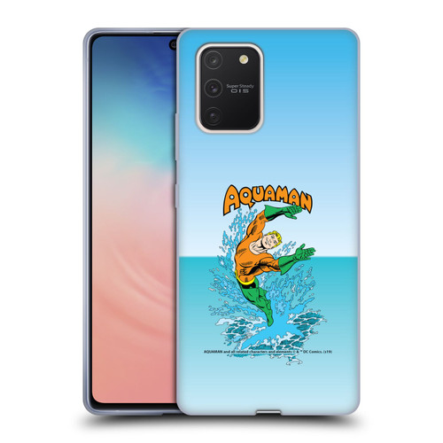Aquaman DC Comics Fast Fashion Splash Soft Gel Case for Samsung Galaxy S10 Lite