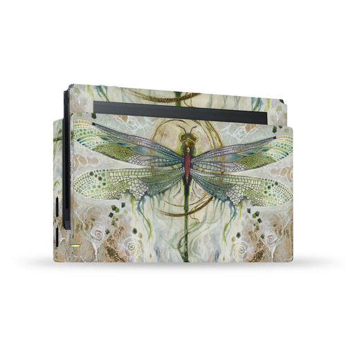 Stephanie Law Art Mix Damselfly 2 Vinyl Sticker Skin Decal Cover for Nintendo Switch Console & Dock