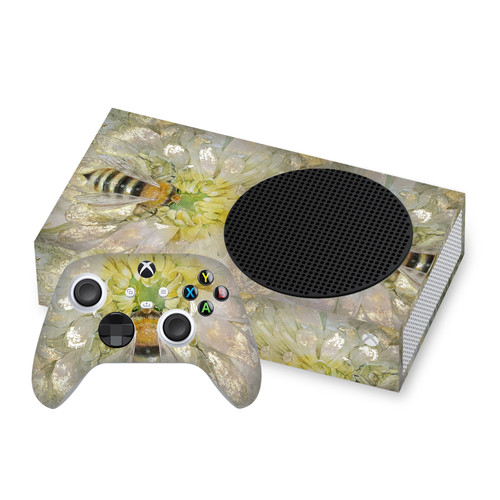 Stephanie Law Art Mix Bee Vinyl Sticker Skin Decal Cover for Microsoft Series S Console & Controller