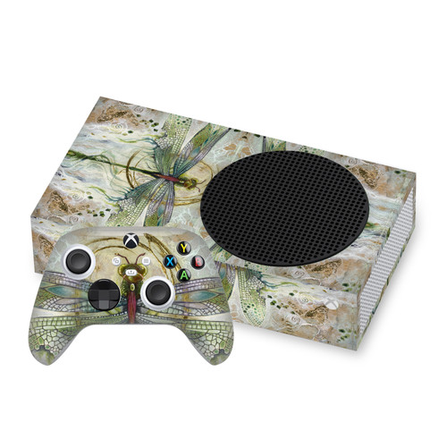 Stephanie Law Art Mix Damselfly 2 Vinyl Sticker Skin Decal Cover for Microsoft Series S Console & Controller