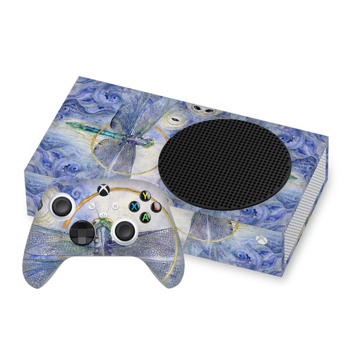 Stephanie Law Art Mix Dragonfly Vinyl Sticker Skin Decal Cover for Microsoft Series S Console & Controller