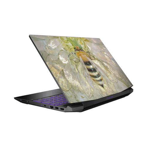 Stephanie Law Immortal Ephemera Bee Vinyl Sticker Skin Decal Cover for HP Pavilion 15.6" 15-dk0047TX