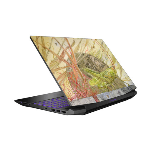 Stephanie Law Immortal Ephemera Grasshopper Vinyl Sticker Skin Decal Cover for HP Pavilion 15.6" 15-dk0047TX