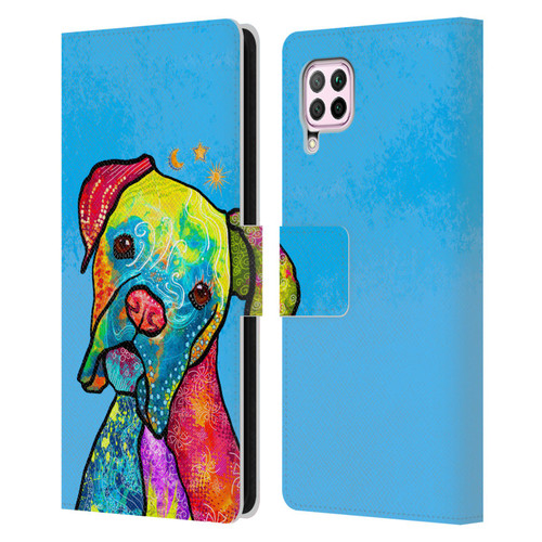 Duirwaigh Animals Boxer Dog Leather Book Wallet Case Cover For Huawei Nova 6 SE / P40 Lite