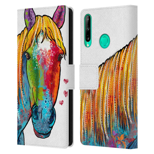 Duirwaigh Animals Horse Leather Book Wallet Case Cover For Huawei P40 lite E
