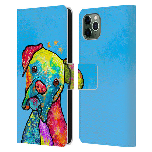 Duirwaigh Animals Boxer Dog Leather Book Wallet Case Cover For Apple iPhone 11 Pro Max