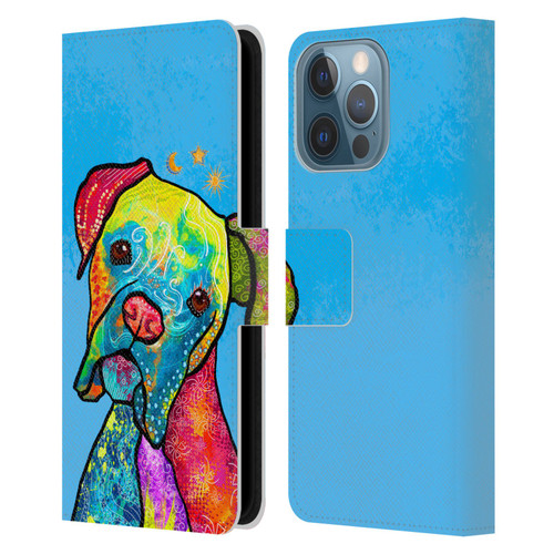 Duirwaigh Animals Boxer Dog Leather Book Wallet Case Cover For Apple iPhone 13 Pro