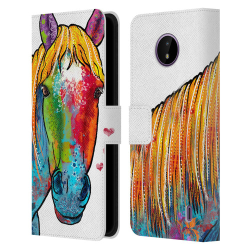 Duirwaigh Animals Horse Leather Book Wallet Case Cover For Nokia C10 / C20