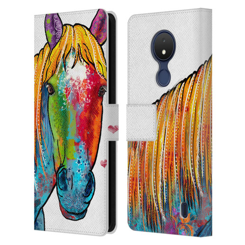 Duirwaigh Animals Horse Leather Book Wallet Case Cover For Nokia C21