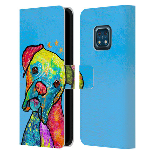 Duirwaigh Animals Boxer Dog Leather Book Wallet Case Cover For Nokia XR20