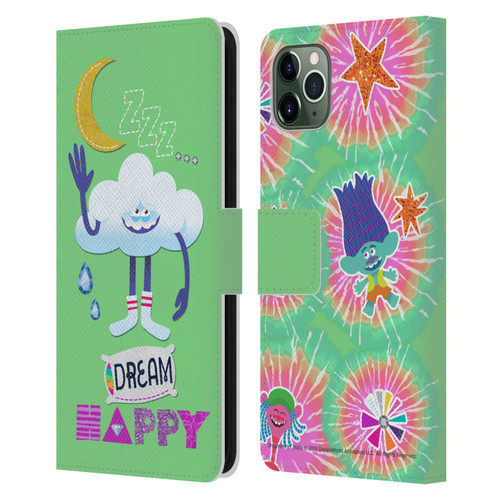 Trolls Graphics Dream Happy Cloud Leather Book Wallet Case Cover For Apple iPhone 11 Pro Max