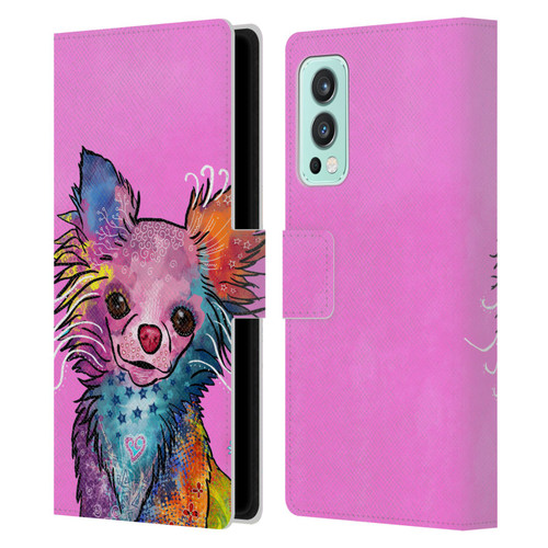 Duirwaigh Animals Chihuahua Dog Leather Book Wallet Case Cover For OnePlus Nord 2 5G