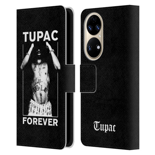 Tupac Shakur Key Art Forever Leather Book Wallet Case Cover For Huawei P50