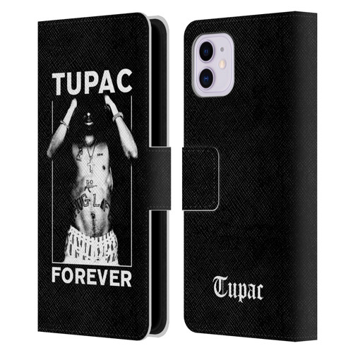 Tupac Shakur Key Art Forever Leather Book Wallet Case Cover For Apple iPhone 11