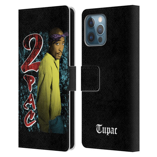Tupac Shakur Key Art Vintage Leather Book Wallet Case Cover For Apple iPhone 12 Pro Max