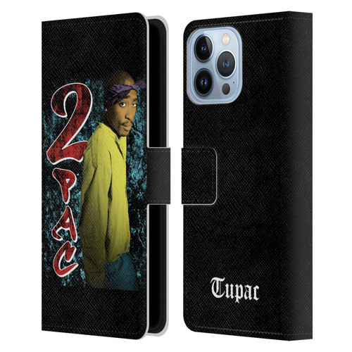 Tupac Shakur Key Art Vintage Leather Book Wallet Case Cover For Apple iPhone 13 Pro Max