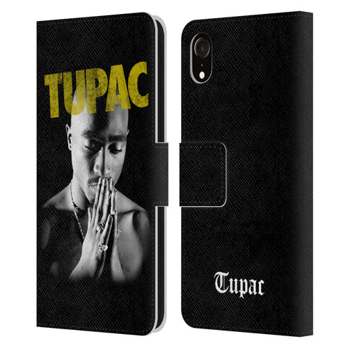 Tupac Shakur Key Art Golden Leather Book Wallet Case Cover For Apple iPhone XR