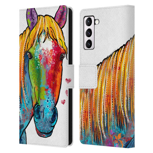 Duirwaigh Animals Horse Leather Book Wallet Case Cover For Samsung Galaxy S21+ 5G