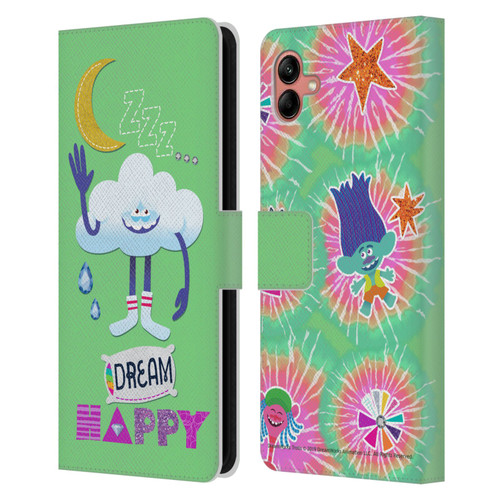 Trolls Graphics Dream Happy Cloud Leather Book Wallet Case Cover For Samsung Galaxy A04 (2022)