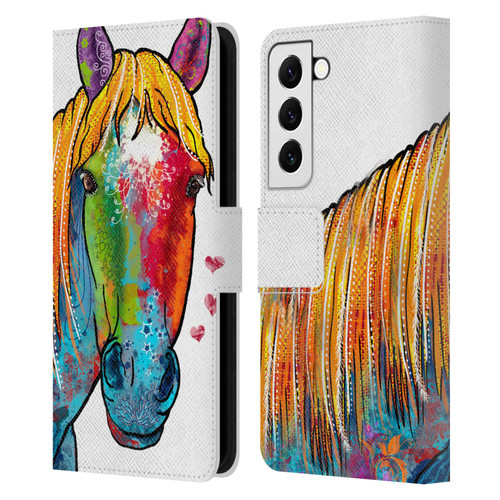 Duirwaigh Animals Horse Leather Book Wallet Case Cover For Samsung Galaxy S22 5G