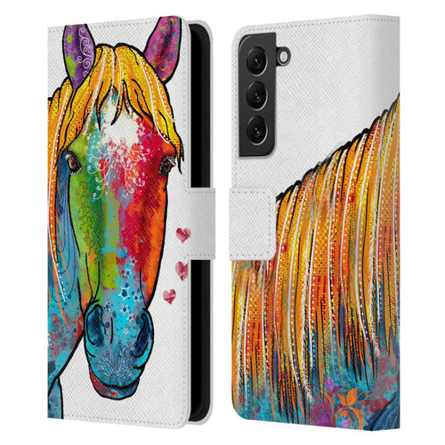 Duirwaigh Animals Horse Leather Book Wallet Case Cover For Samsung Galaxy S22+ 5G