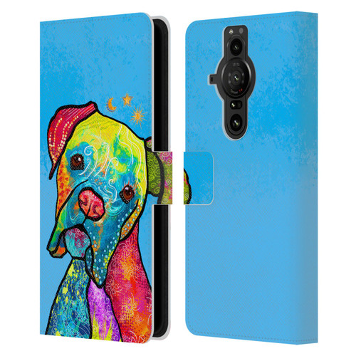 Duirwaigh Animals Boxer Dog Leather Book Wallet Case Cover For Sony Xperia Pro-I