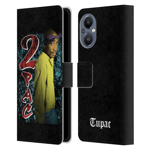 Tupac Shakur Key Art Vintage Leather Book Wallet Case Cover For OnePlus Nord N20 5G