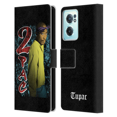 Tupac Shakur Key Art Vintage Leather Book Wallet Case Cover For OnePlus Nord CE 2 5G