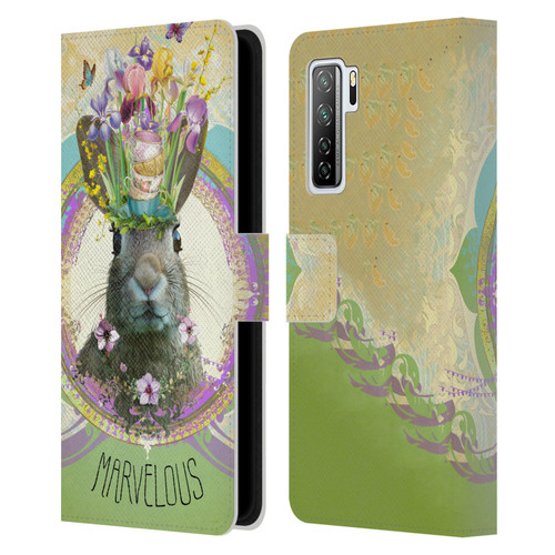 Duirwaigh Boho Animals Rabbit Leather Book Wallet Case Cover For Huawei Nova 7 SE/P40 Lite 5G Duirwaigh Boho Animals Rabbit Leather Book Wallet Case Cover For Huawei Nova 7 SE/P40 Lite 5G