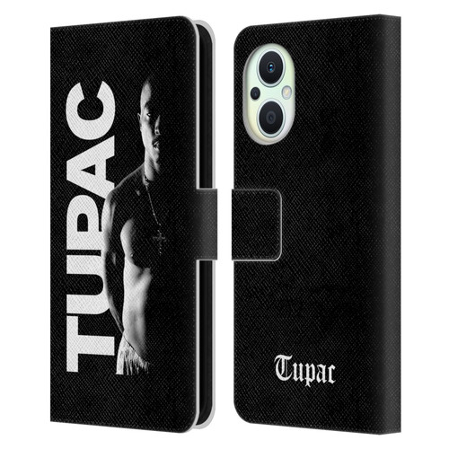 Tupac Shakur Key Art Black And White Leather Book Wallet Case Cover For OPPO Reno8 Lite