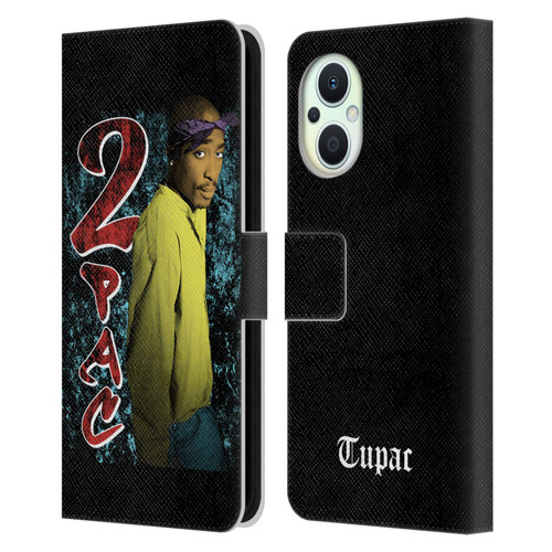 Tupac Shakur Key Art Vintage Leather Book Wallet Case Cover For OPPO Reno8 Lite