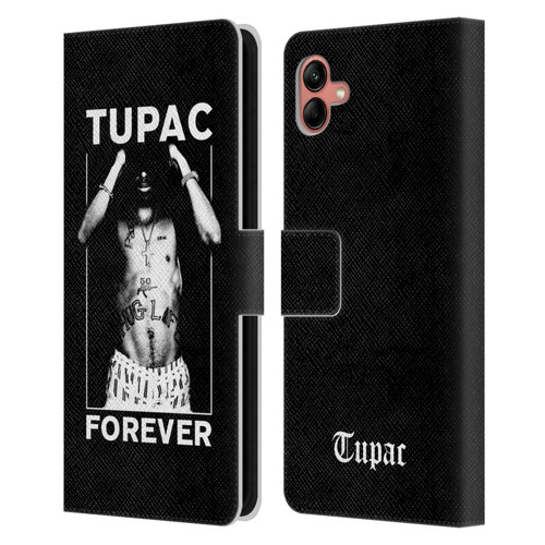 Tupac Shakur Key Art Forever Leather Book Wallet Case Cover For Samsung Galaxy A04 (2022)