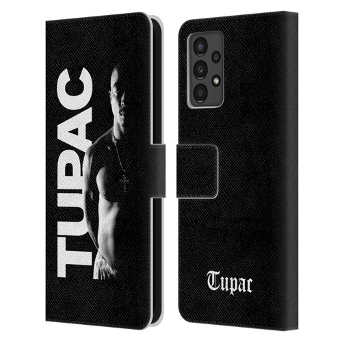 Tupac Shakur Key Art Black And White Leather Book Wallet Case Cover For Samsung Galaxy A13 (2022)
