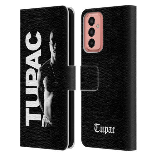 Tupac Shakur Key Art Black And White Leather Book Wallet Case Cover For Samsung Galaxy M13 (2022)