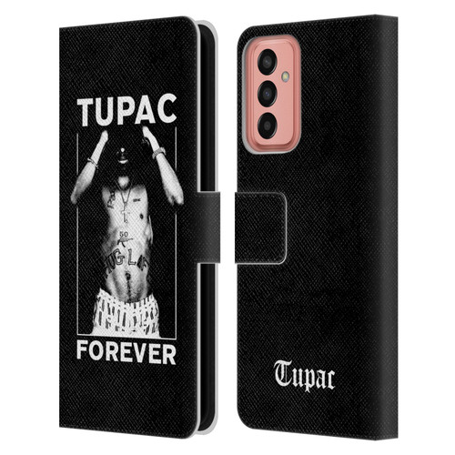 Tupac Shakur Key Art Forever Leather Book Wallet Case Cover For Samsung Galaxy M13 (2022)