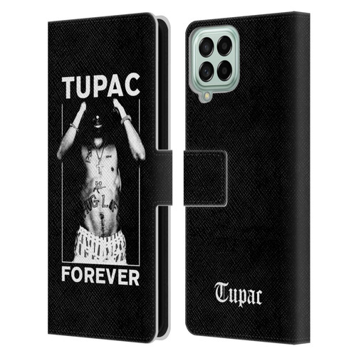 Tupac Shakur Key Art Forever Leather Book Wallet Case Cover For Samsung Galaxy M53 (2022)