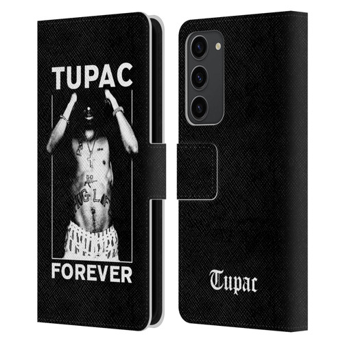 Tupac Shakur Key Art Forever Leather Book Wallet Case Cover For Samsung Galaxy S23+ 5G