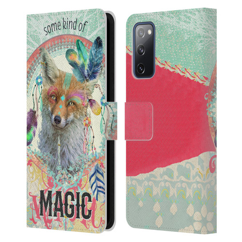 Duirwaigh Boho Animals Fox Leather Book Wallet Case Cover For Samsung Galaxy S20 FE / 5G